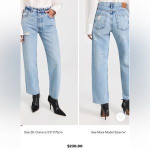 Annie Bing wide leg denim pants